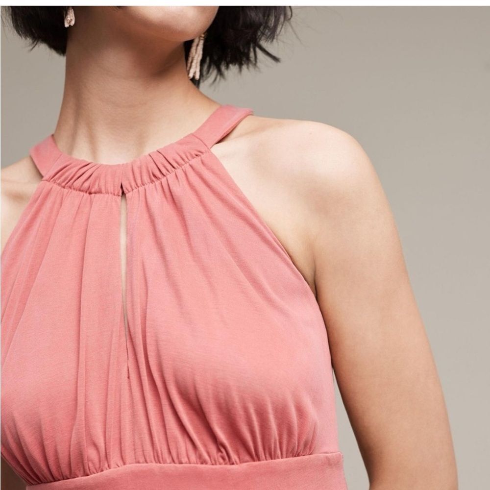 Anthropologie Moulinette Soeurs Ermita Halter Wide Leg Jumpsuit Small - Picture 2 of 13